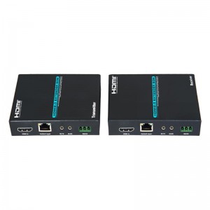 V2.0 ตัวขยาย HDMI 60 มม. มากกว่า cat5e \/ 6 สายเคเบิลรองรับ 4Kx2K @ 60Hz HDCP2.2 น้ำตกหลายตัวรับ