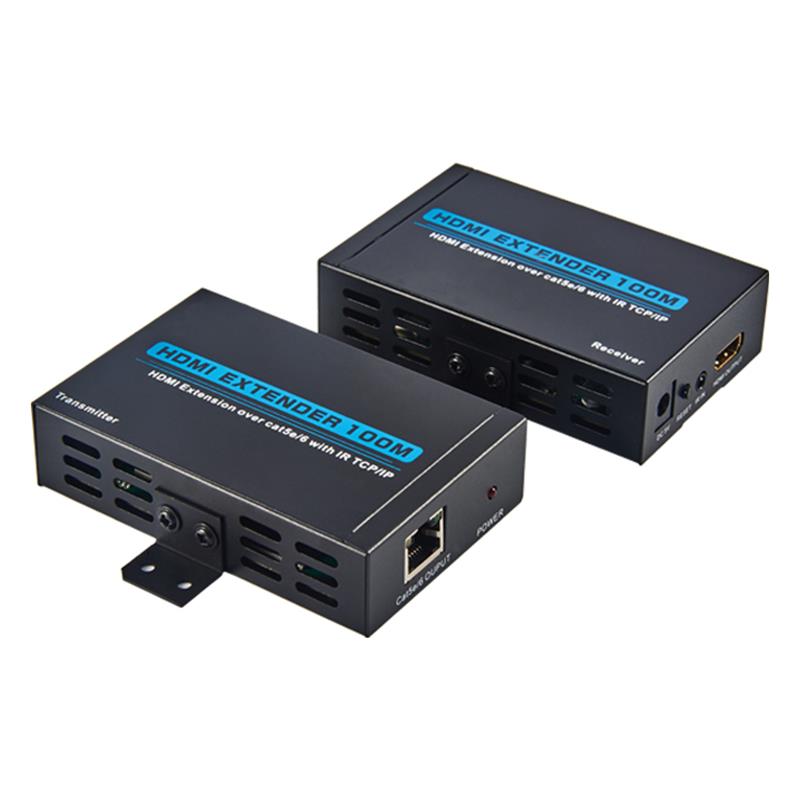 v1.3 HDMI Extender 100M เดียวแกน 5e-6 สายเคเบิลสนับสนุนความละเอียดสูง 1080p