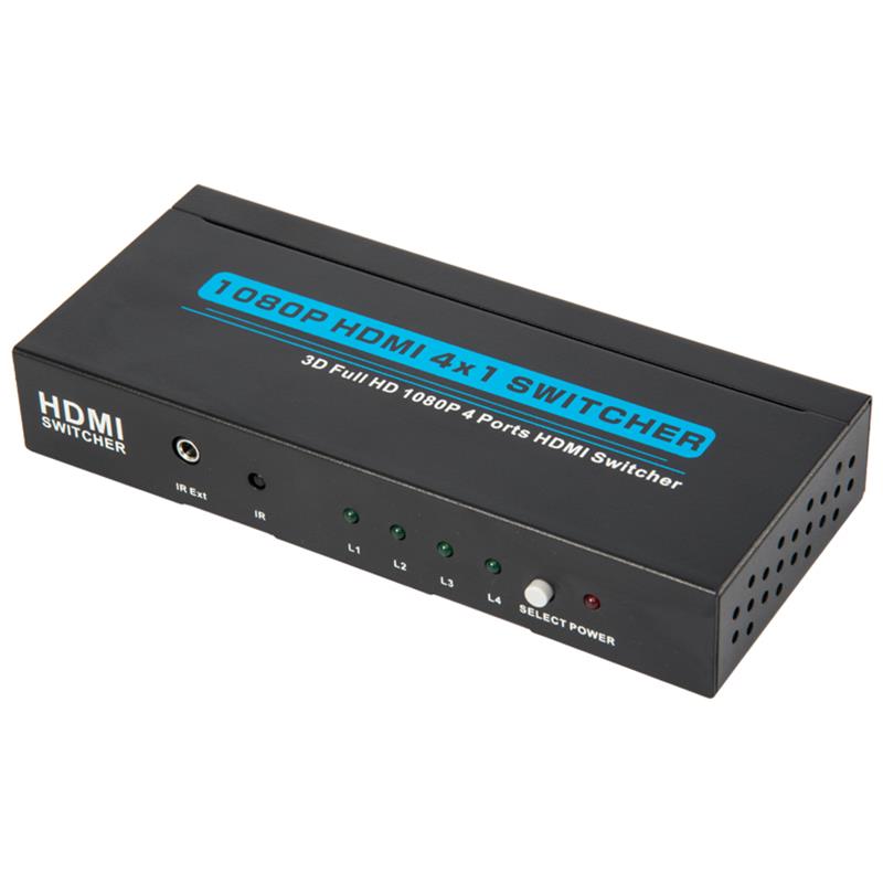 V1.3 HDMI 4x1 Switcher รองรับ 3D Full HD 1080P