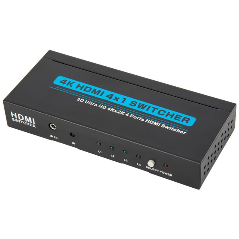 V1.4 4K \/ 30Hz HDMI 4x1 Switcher รองรับ 3D Ultra HD 4K * 2K \/ 30Hz