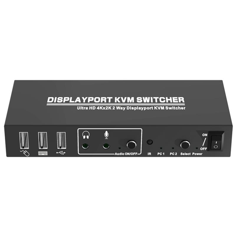 Displayport KVM 2x1 Switcher รองรับ 3D Ultra HD 4Kx2K @ 60Hz